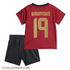 Belgio Johan Bakayoko #19 Prima Maglia Bambino Europei 2024 Manica Corta (+ Pantaloni corti)